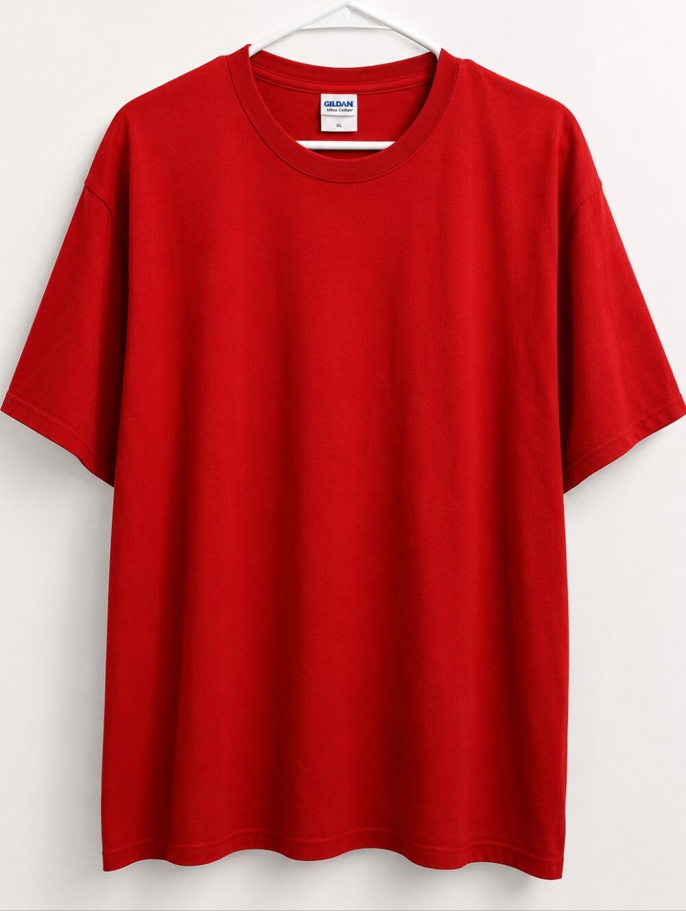 Gildan Men’s Red Short Sleeve Crewneck Tee